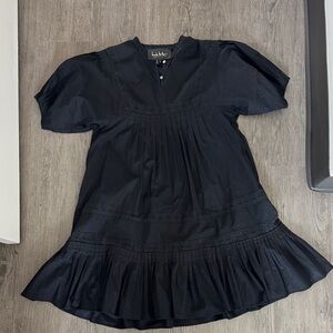 Nicole Miller Black Midi Dress